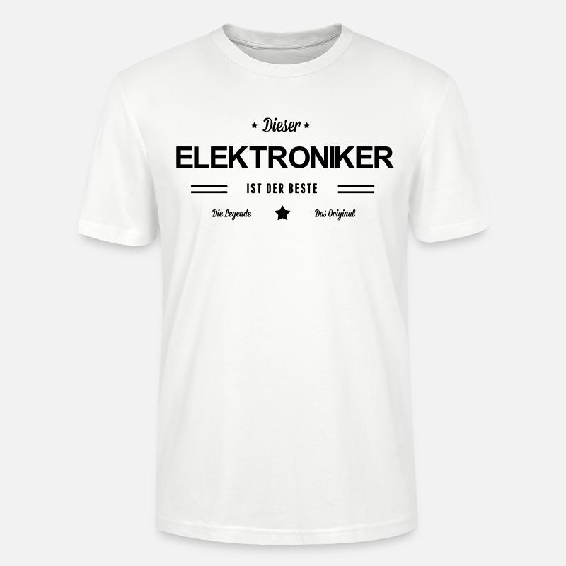 Bester Elektroniker - Stanley/Stella Unisex Bio-T-Shirt CRAFTER - Weiß