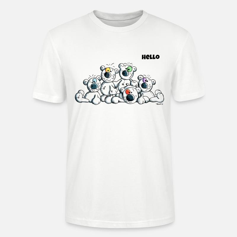 Hello Eisbären - Stanley/Stella Unisex Bio-T-Shirt CRAFTER - Weiß