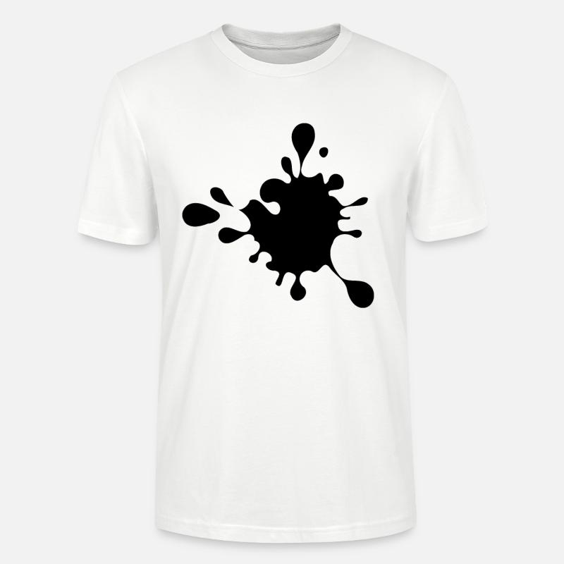 Splash, Paint Splash, Splash, Blob # - Stanley/Stella Unisex Bio-T-Shirt CRAFTER - Weiß