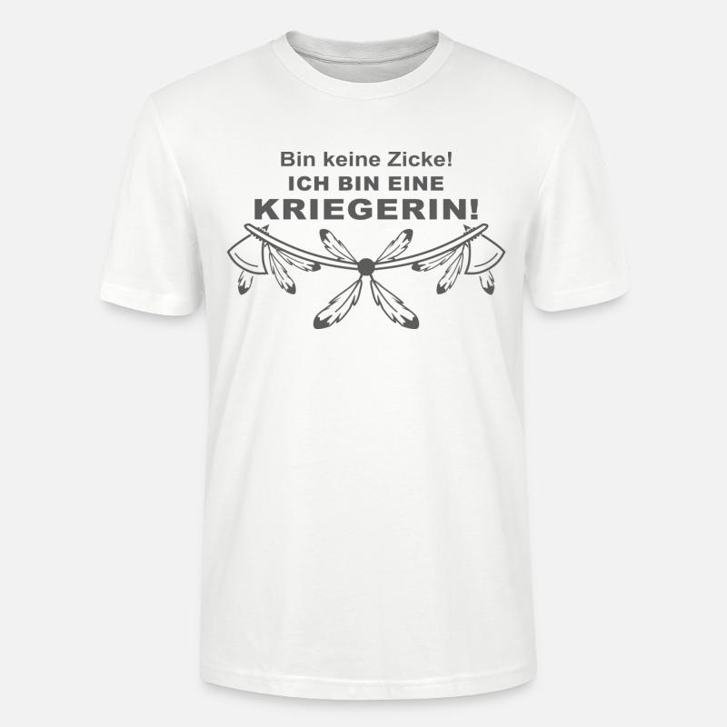 Ich bin eine Kriegerin - Stanley/Stella Unisex Bio-T-Shirt CRAFTER - Weiß