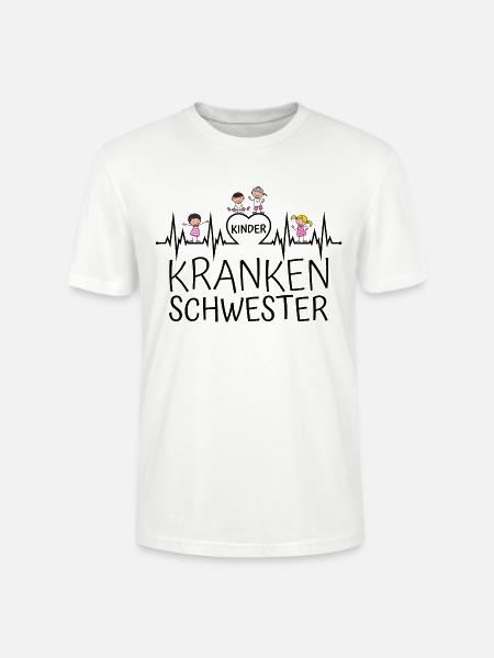Kinderkrankenschwester Kinder Krankenschwester - Stanley/Stella Unisex Bio-T-Shirt CRAFTER - Weiß