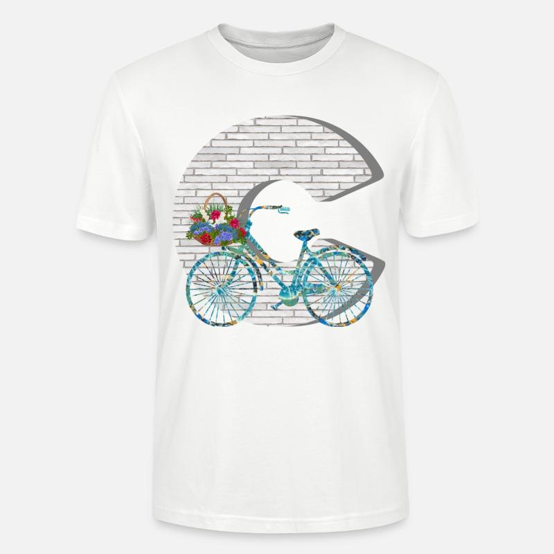 fahrrad e 100 c - Stanley/Stella Unisex Bio-T-Shirt CRAFTER - Weiß
