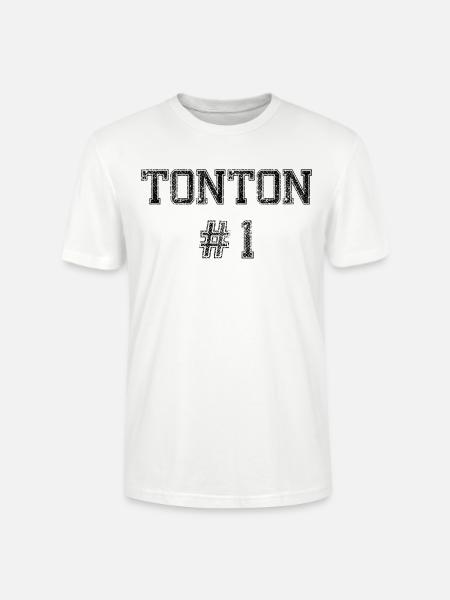 Tonton #1 - T-shirt bio CRAFTER Stanley Stella Unisexe - blanc