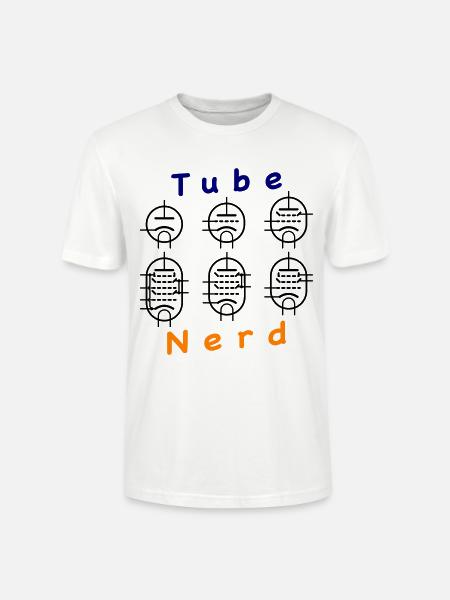 Vacuum Tube Nerd - Stanley/Stella CRAFTER Unisex Organic T-Shirt - white