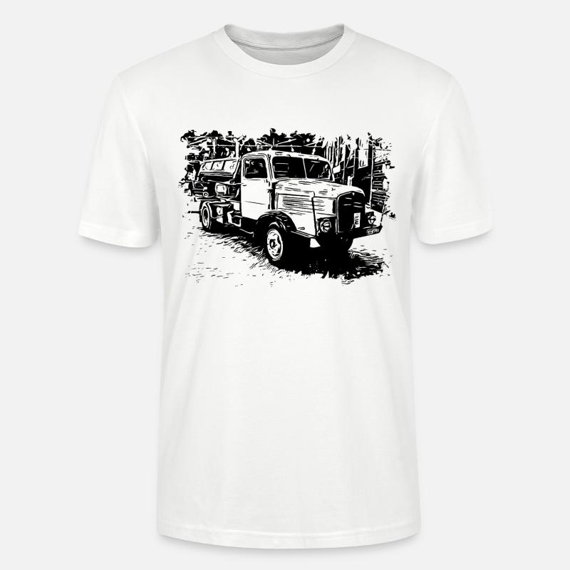 IFA Horch LKW Kipper - Stanley/Stella Unisex Bio-T-Shirt CRAFTER - Weiß