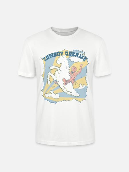 Cowboy Dreams - Stanley/Stella CRAFTER Unisex Organic T-Shirt - white
