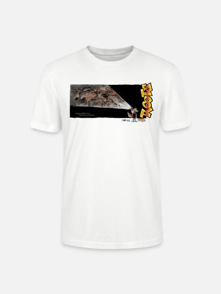 Wurzeln Höhlenmalerei - Stanley/Stella Unisex Bio-T-Shirt CRAFTER - Weiß