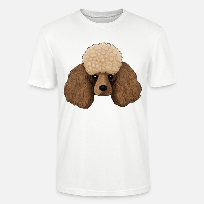 Pudelkopf - Stanley/Stella Unisex Bio-T-Shirt CRAFTER - Weiß