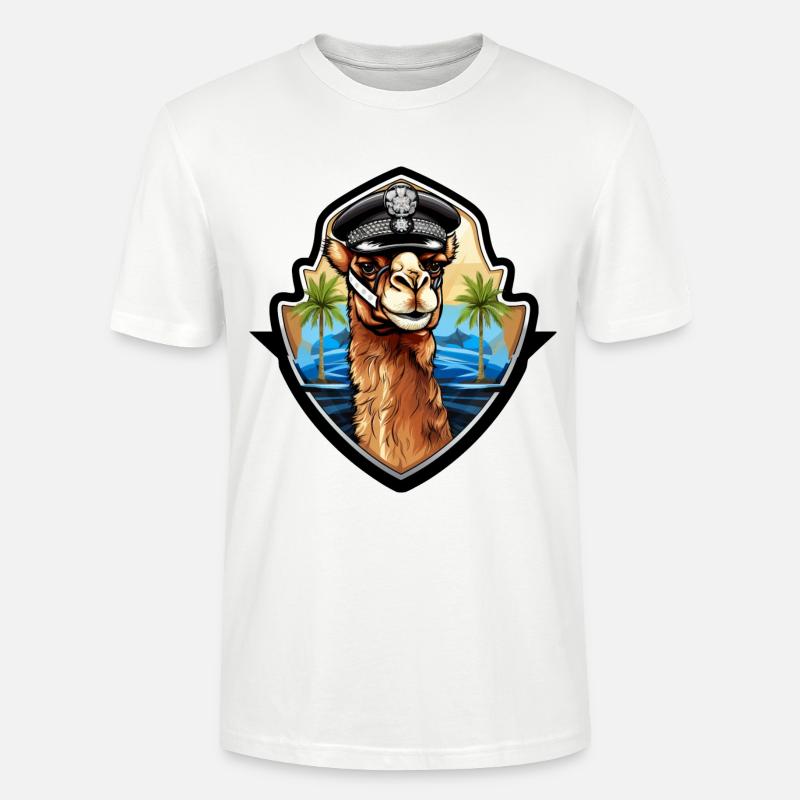 Kamel Polizei - Stanley/Stella Unisex Bio-T-Shirt CRAFTER - Weiß