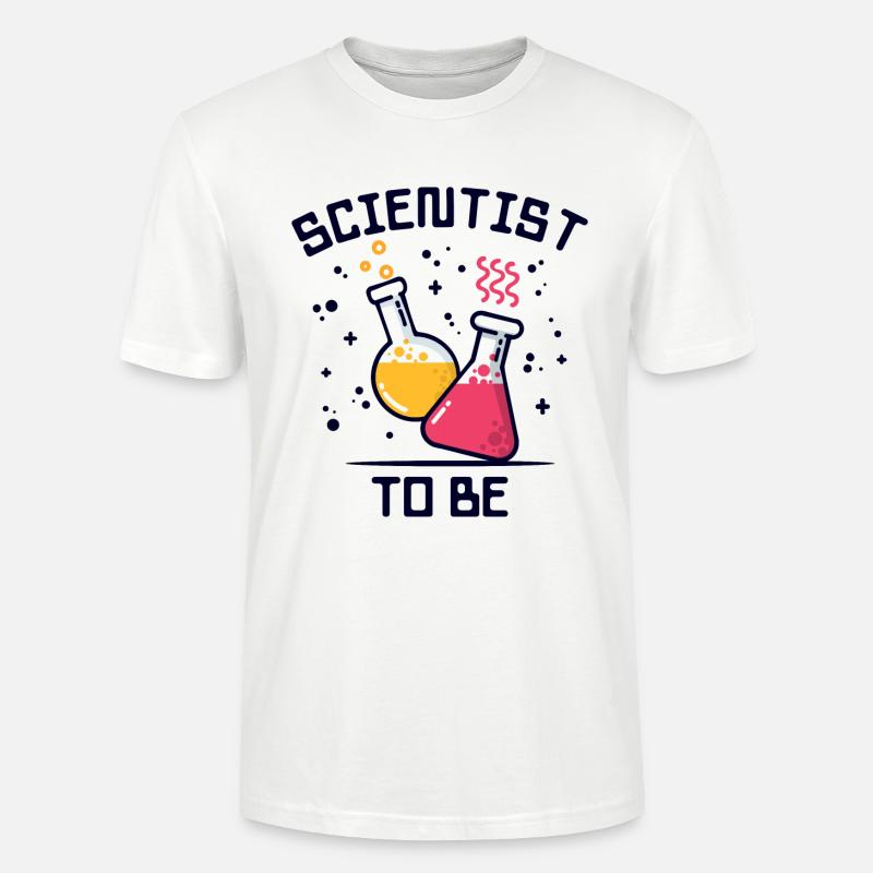 Workaholic Wissenschafter Statement Beruf Karriere - Stanley/Stella Unisex Bio-T-Shirt CRAFTER - Weiß