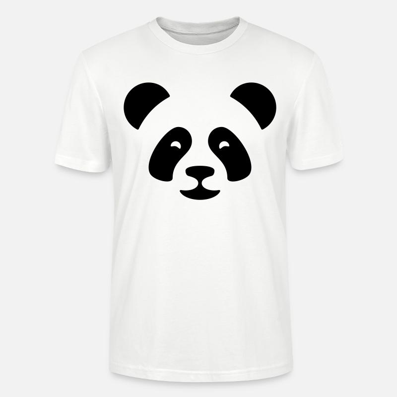 Panda - T-shirt bio CRAFTER Stanley Stella Unisexe - blanc