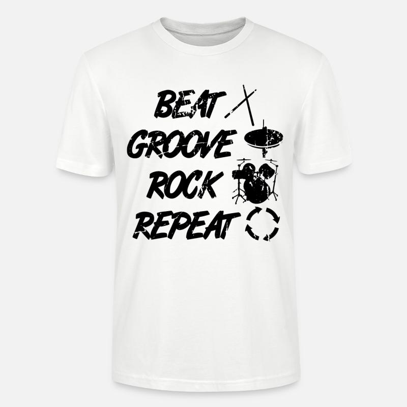 Percussion Techniques - T-shirt bio CRAFTER Stanley Stella Unisexe - blanc