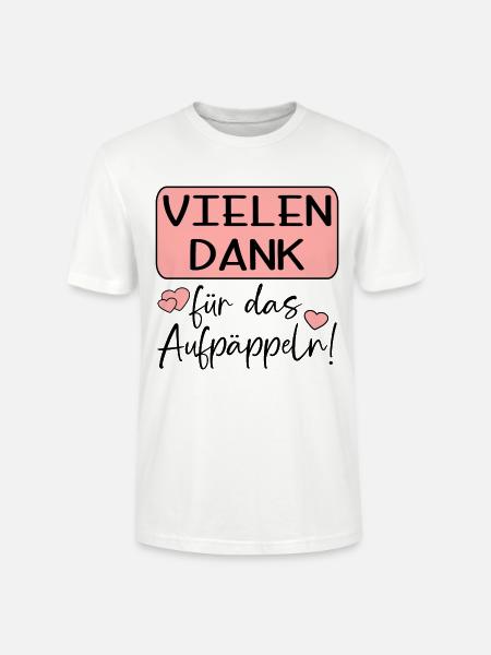 GUTE BESSERUNG - AUFPÄPPELN - Stanley/Stella Unisex Bio-T-Shirt CRAFTER - Weiß