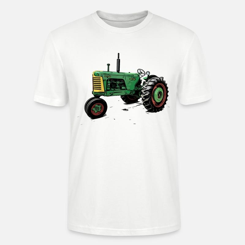 Oliver 88 Traktor - Stanley/Stella Unisex Bio-T-Shirt CRAFTER - Weiß