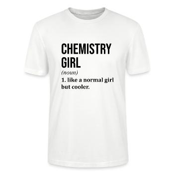 Chemistry Chemistry Chemistry - Stanley/Stella CRAFTER Unisex Organic T-Shirt - white - Front - Alina (178cm) & Michal (187cm)