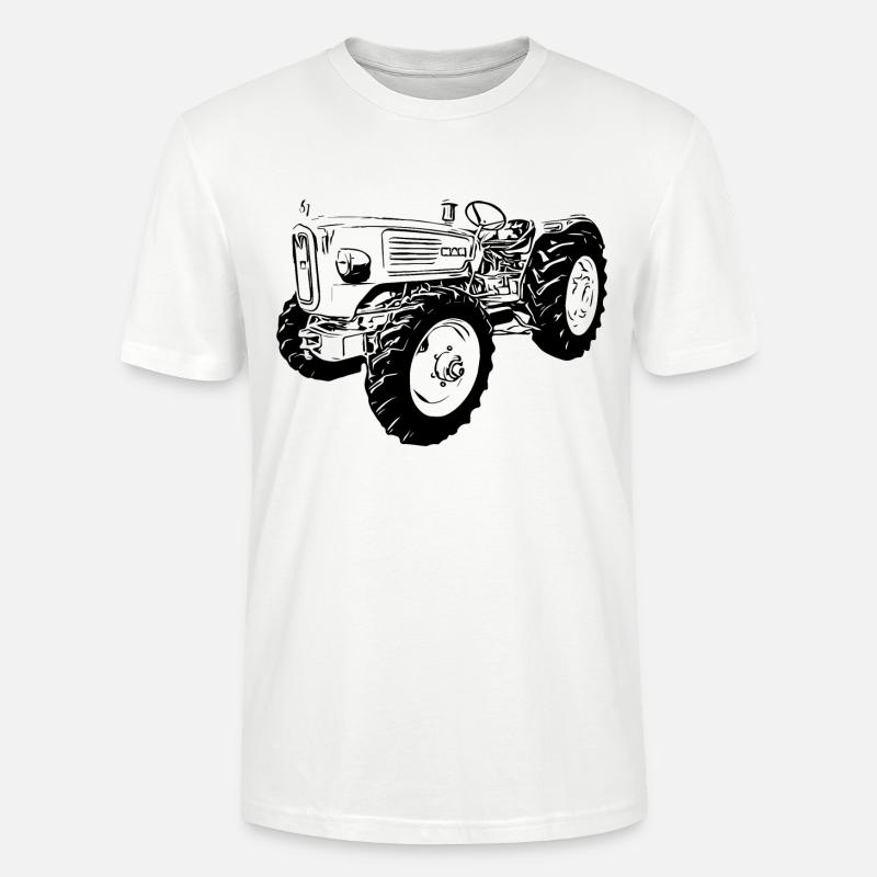 Ackerdiesel Allrad Traktor 4N2 - Stanley/Stella Unisex Bio-T-Shirt CRAFTER - Weiß