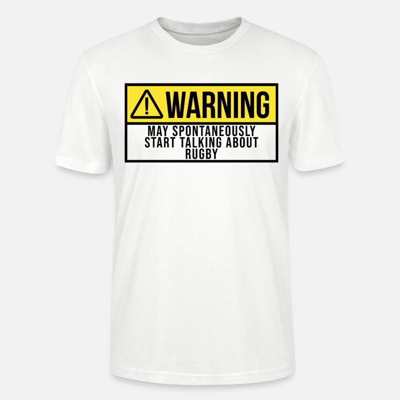 Rugby - Stanley/Stella CRAFTER Unisex Organic T-Shirt - white