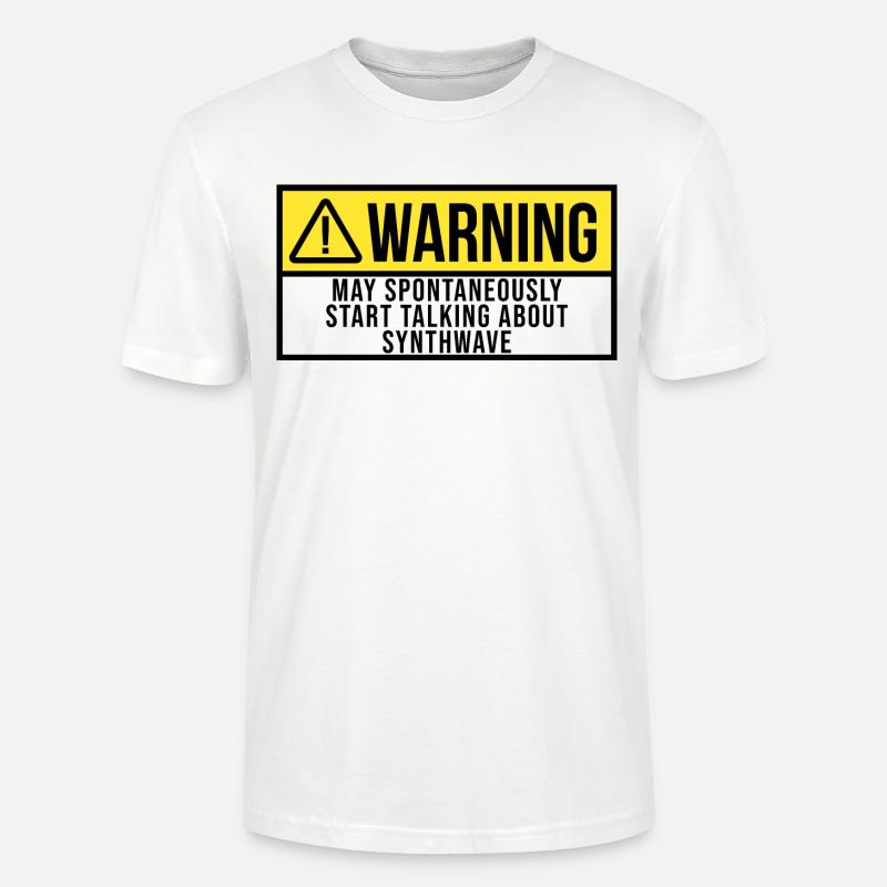 Synthwave - T-shirt bio CRAFTER Stanley Stella Unisexe - blanc