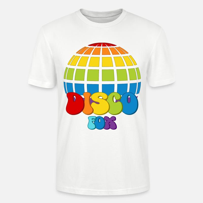 Disco Fox Discokugel Groovy Discothek Discofox - Stanley/Stella Unisex Bio-T-Shirt CRAFTER - Weiß