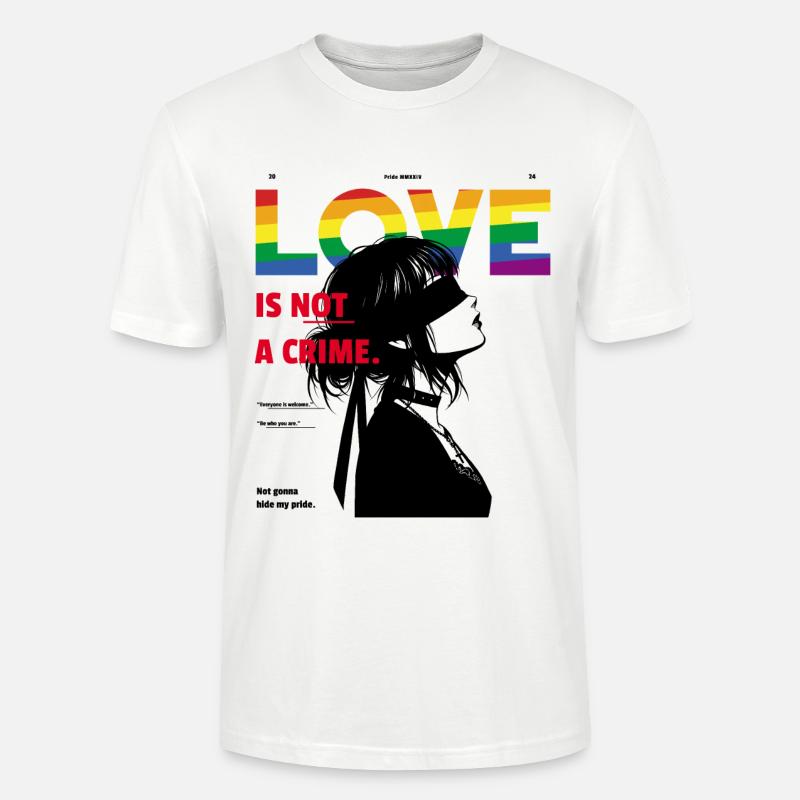 PRIDE 2024 LGBT - Stanley/Stella CRAFTER Unisex Organic T-Shirt - white
