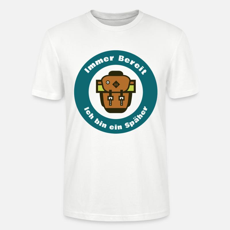 Immer bereit – ich bin ein Scout - Stanley/Stella Unisex Bio-T-Shirt CRAFTER - Weiß