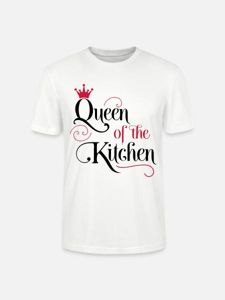 Women's Cooking Apron - Stanley/Stella CRAFTER Unisex Organic T-Shirt - white