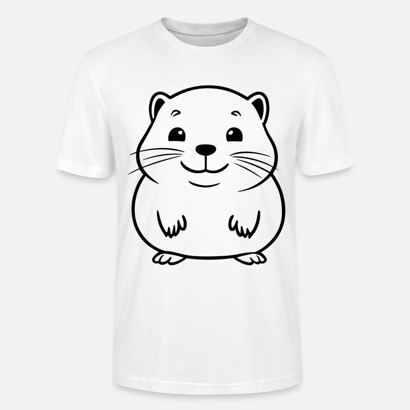 Murmeltier - Stanley/Stella Unisex Bio-T-Shirt CRAFTER - Weiß