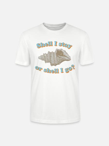 Muschel oder gehen? - Stanley/Stella Unisex Bio-T-Shirt CRAFTER - Weiß
