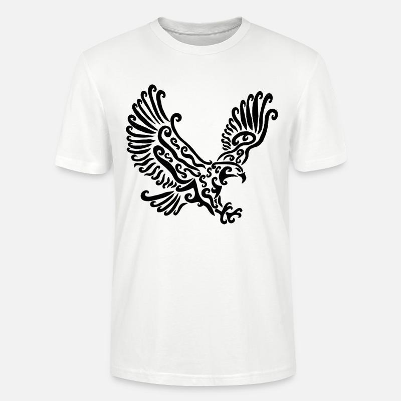 Black Eagle - Stanley/Stella CRAFTER Unisex Organic T-Shirt - white