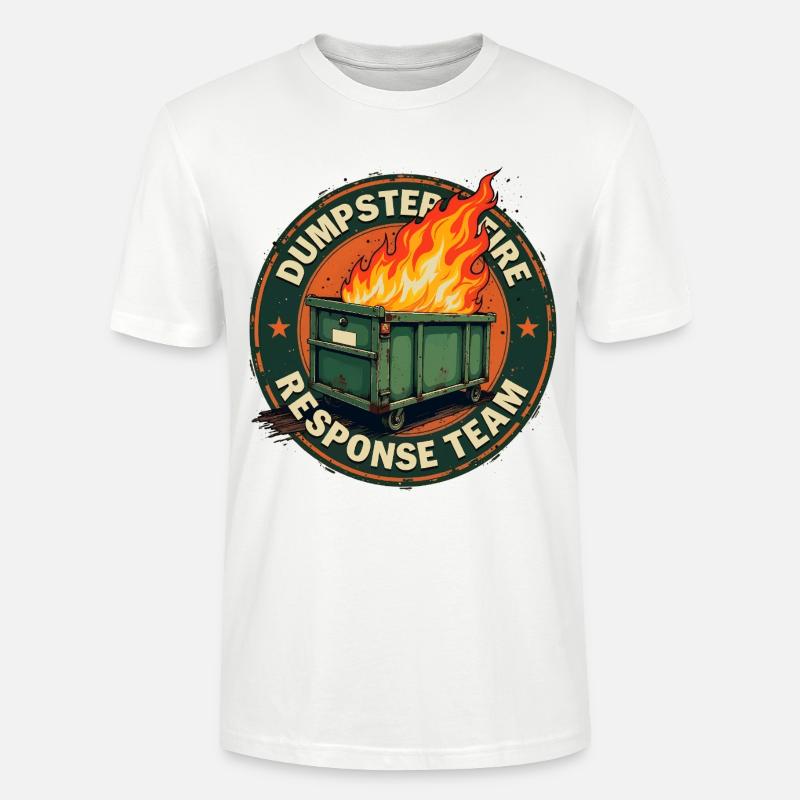 Müllcontainerbrand - Einsatzteam - Stanley/Stella Unisex Bio-T-Shirt CRAFTER - Weiß