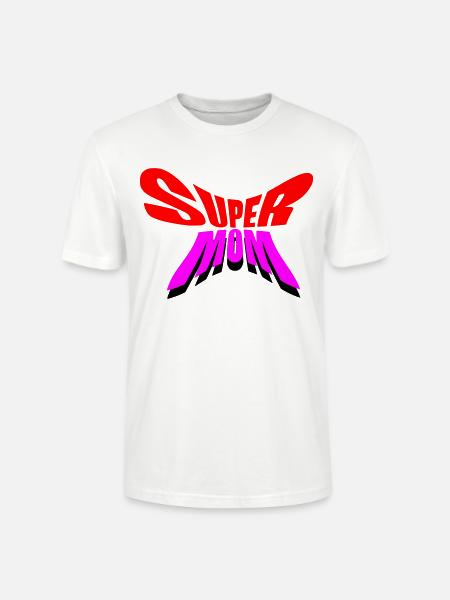 Super Mama / Super Mama - Stanley/Stella Unisex Bio-T-Shirt CRAFTER - Weiß