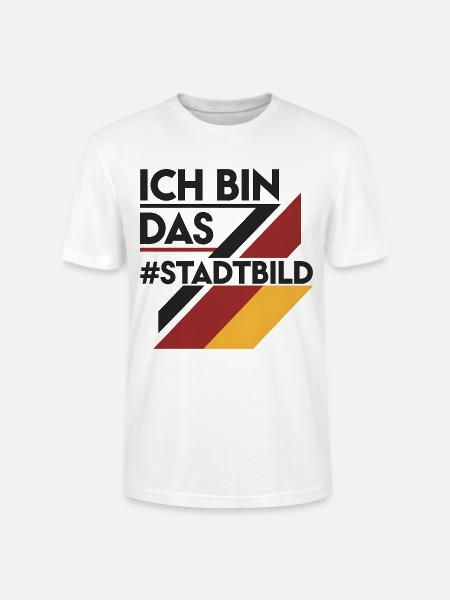 Ich Bin Das Stadtbild Politisches Statement - Stanley/Stella Unisex Bio-T-Shirt CRAFTER - Weiß