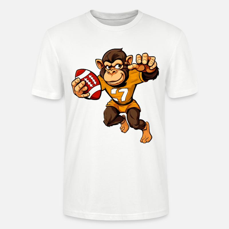 Monkeys Rugby - Stanley/Stella CRAFTER Unisex Organic T-Shirt - white