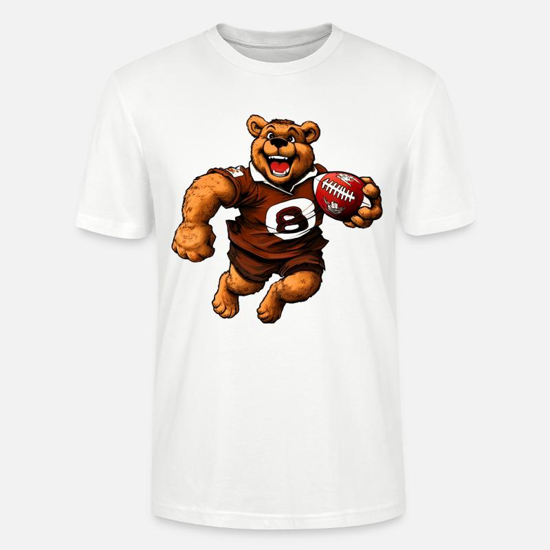 Bears Rugby - Stanley/Stella CRAFTER Unisex Organic T-Shirt - white