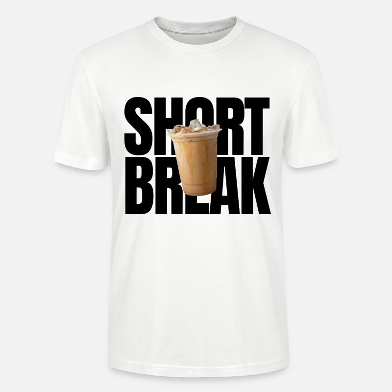 Short Break - Stanley/Stella CRAFTER Unisex Organic T-Shirt - white