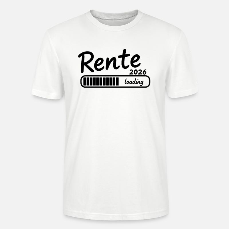 Rente 2026 loading Endlich Ruhestand - Stanley/Stella Unisex Bio-T-Shirt CRAFTER - Weiß