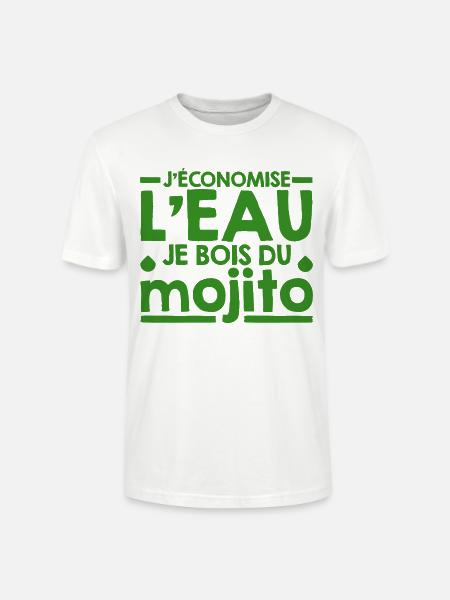 Mojito Humor-Phrase Mojito-Cocktail - Stanley/Stella Unisex Bio-T-Shirt CRAFTER - Weiß