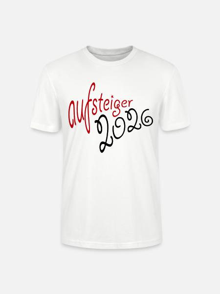 Aufsteiger 2026 Aufstieg - Stanley/Stella Unisex Bio-T-Shirt CRAFTER - Weiß