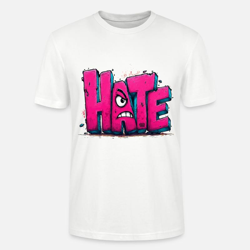 Hate Graffiti - Stanley/Stella Unisex Bio-T-Shirt CRAFTER - Weiß