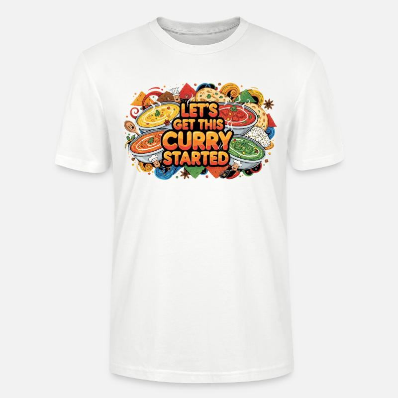Let's get Curry started - Stanley/Stella Unisex Bio-T-Shirt CRAFTER - Weiß