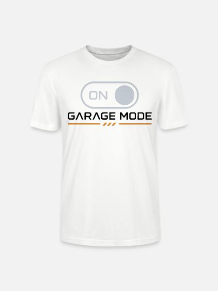 Garage Mode On – Mechanic Biker - Stanley/Stella Unisex Bio-T-Shirt CRAFTER - Weiß