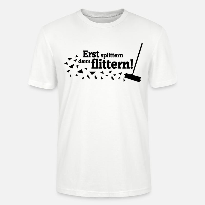Polterabend Spruch - Stanley/Stella Unisex Bio-T-Shirt CRAFTER - Weiß