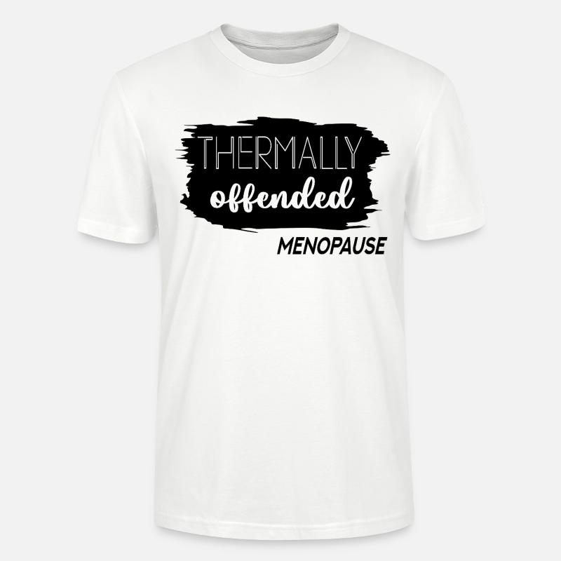 Bouffées de chaleur Ménopause - T-shirt bio CRAFTER Stanley Stella Unisexe - blanc