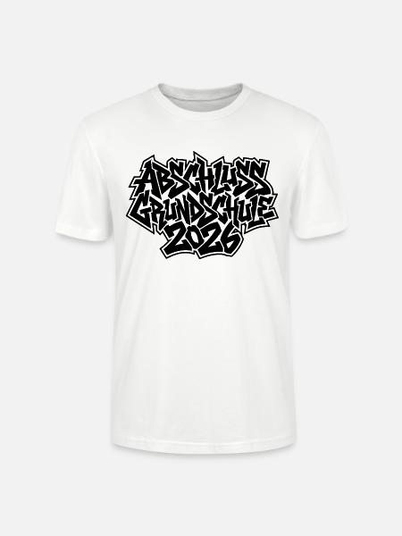 Abschluss Grundschule 2026 Graffiti - Stanley/Stella Unisex Bio-T-Shirt CRAFTER - Weiß