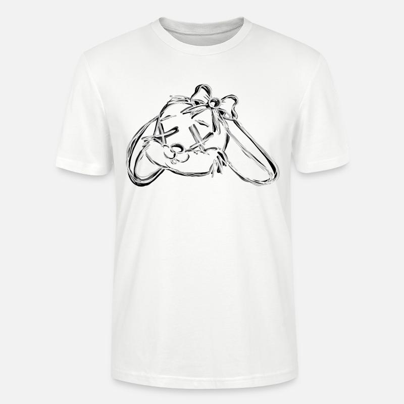 Dead Bunny Grey - Stanley/Stella Unisex Bio-T-Shirt CRAFTER - Weiß
