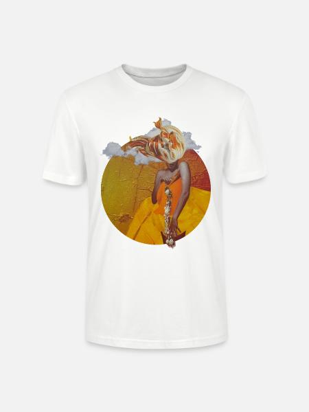 Floral Mind – Surreale Collage - Stanley/Stella Unisex Bio-T-Shirt CRAFTER - Weiß