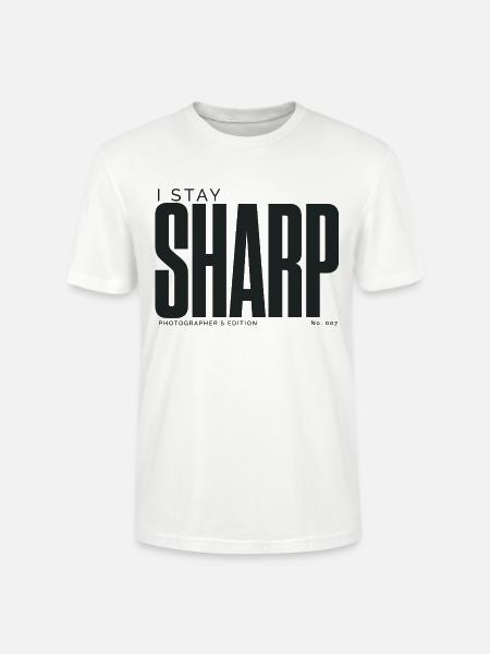Ich bleibe wachsam | Fotografenausgabe - Stanley/Stella Unisex Bio-T-Shirt CRAFTER - Weiß