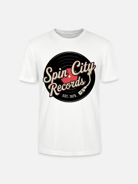 Spin City - Stanley/Stella Unisex Bio-T-Shirt CRAFTER - Weiß