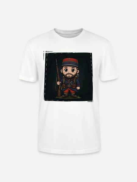 Eins - Stanley/Stella Unisex Bio-T-Shirt CRAFTER - Weiß