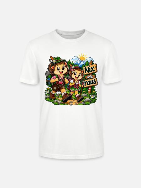Igel Outdoor - Stanley/Stella Unisex Bio-T-Shirt CRAFTER - Weiß